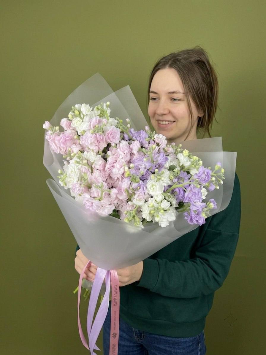 Моно-букет из маттиолы